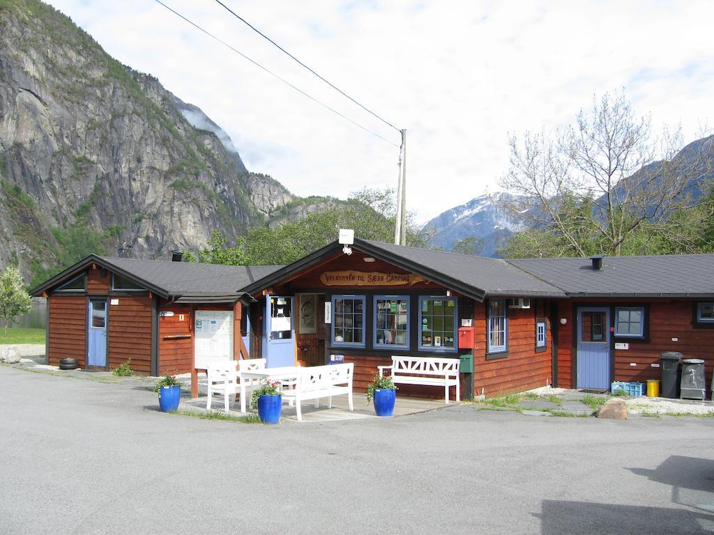 Saebo Camping Eidfjord Exterior photo